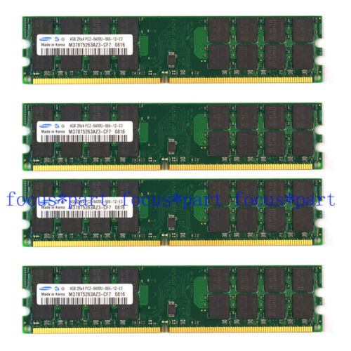 New Samsung 16gb 4x 4gb Pc2-6400 Ddr2-800mhz 240pin Amd Desktop Memory Ram