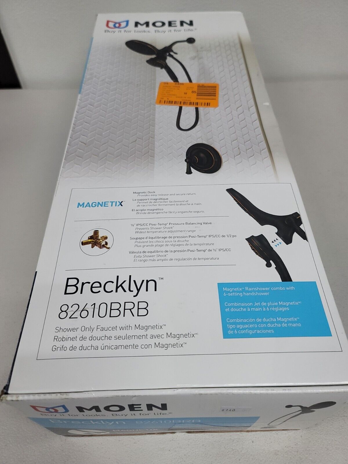Brecklyn Single-handle 6-spray 1.75 Gpm Shower Faucet In Mediterranean Bronze