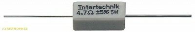 Intertechnik Ceramic Resistors 5 W 1,00 Ohm 2 Piece