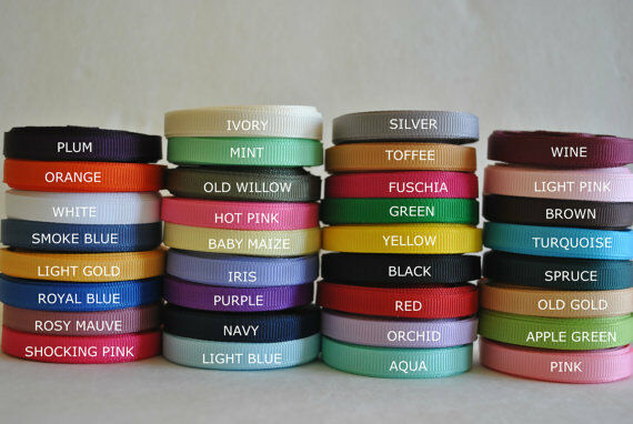 Wholesale Grosgrain Ribbon Lot 1/4" 5 Yards You Pick Color For Hair Bow