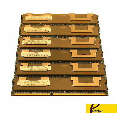 24gb (6x4gb) Ddr3 Ecc Reg. Memory For Dell Precision Workstation T5500, T7500