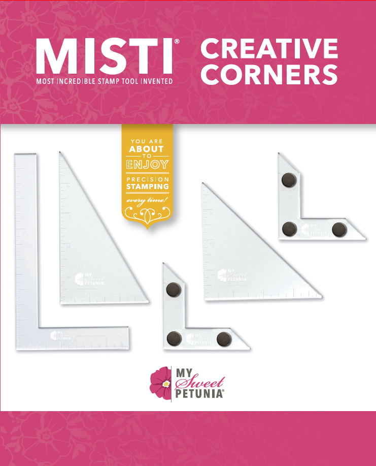My Sweet Petunia Creative Corners Magnetic  5 Piece Pack Positioning Tools Misti