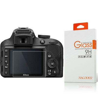 Nacodex Hd Tempered Glass Screen Protector For Nikon D3400 D3200 D3300