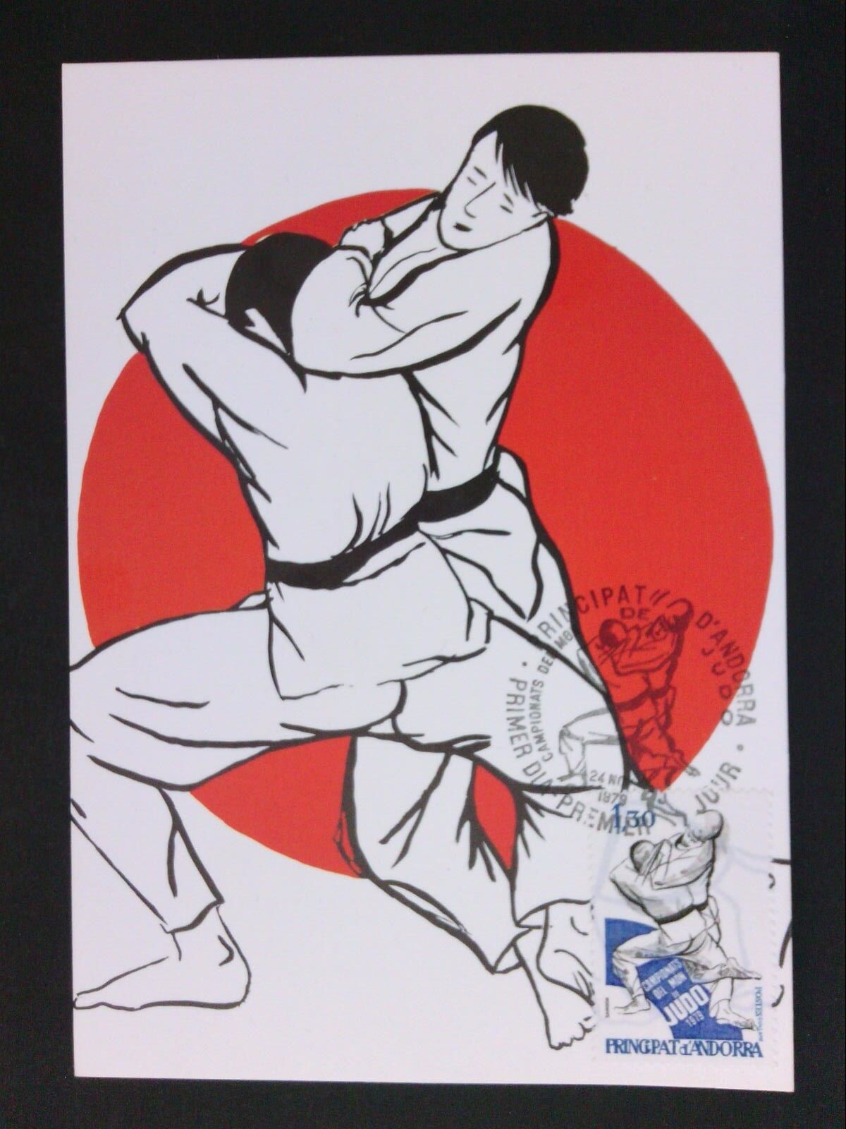 Andorra Mk 1979 Sport Judo Sports Maximumkarte Carte Maximum Card Mc Cm M0035